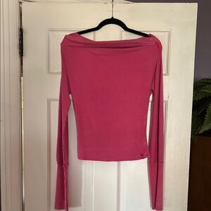 We The Free Pink Long Sleeve Top